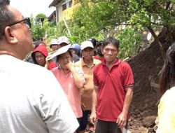 Walikota Bitung Maurits Mantiri Kembali Turun ke Lokasi Bencana Alam, Beri Dukungan Moral kepada Warganya
