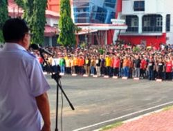 Walikota Bitung Maurits Mantiri Pimpin Apel Perdana Pascalibur Idul Fitri 1445 Hijriah, ASN-THL Pakai Baju Kerja Bakti