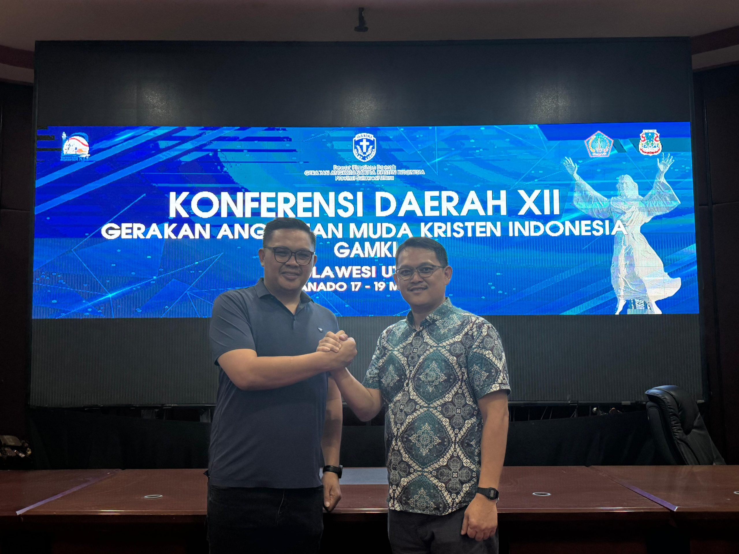 Ketua dan Sekretaris Terpilih GAMKI Sulut Periode 2024-2027 (foto ist)