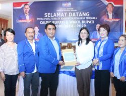 Maju Calon Bupati Minahasa Tenggara, DLR mendaftar ke Partai Demokrat