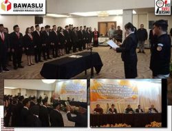 Lantik 51 Panwascam di Minsel, Keintjem Minta Jaga Integritas