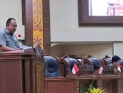 Ranperda Usul Prakarsa DPRD Tentang Pengembangan dan Pelestarian Danau Tondano Ditetapkan Menjadi Ranperda