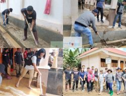 Sherly Rompas Pimpin Jajaran DP3A Mitra Bantu Warga Terdampak Banjir di Desa Soyoan