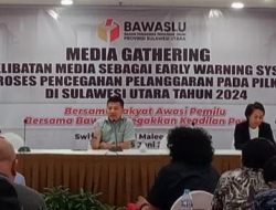 Bawaslu Sulut Ingin Pers Terus Mengawal dan Memastikan Pilkada 2024 Berjalan Sesuai Ketentuan