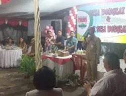 HUT Pemekaran Desa Wongkai Satu, Begini Pesan Pj Bupati Mitra