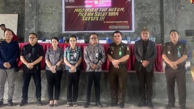 KPU Gandeng Kejati Sulut Beri Penyuluhan Hukum Pilkada 2024 di Langowan Barat, Ini Para Pematerinya