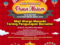 Warga Kawanua Tak Sempat Pulkam? Mari Jo Ba Pengucapan Syukur di Jakarta Mulai Malam Ini