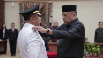 Gubernur Sulut Lantik Pj Walikota Kotamobagu, Mokoginta Gantikan Nani yang Berniat Maju di Pilkada 2024