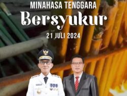 Pemkab Umumkan Pengucapan Syukur di Kabupaten Minahasa Tenggara Pada 21 Juli 2024