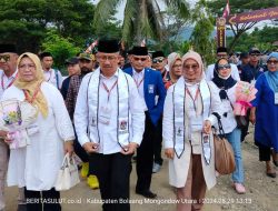 Pasangan ANDALAN Resmi Mendaftar Sebagai Bakal Calon Bupati dan Wakil Bupati Bolmut