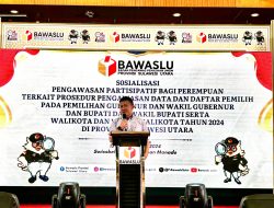 Steffen Linu Ajak Perempuan Sulut Bersama Bawaslu Awasi Data Pemilih di Pilkada 2024