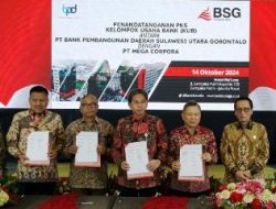BSG Teken Kerja Sama KUB dengan Mega Corpora, Bukti Komitmen Majukan Sulut dan Gorontalo