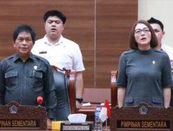 Empat Pimpinan DPRD Sulut Disahkan di Rapat Paripurna, Selanjutnya Tunggu Diresmikan