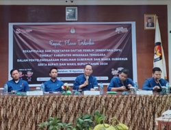 Melalui Rapat Pleno, KPU Mitra Resmi Tetapkan 90,181 Daftar Pemilih Sementara