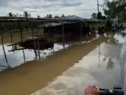 Banjir Rendam Kecamatan Bintauna dan Sangkub, Aktivitas Warga Terganggu