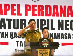 Apel Perdana ASN Pemkab Minsel Tahun 2025, Ini Pesan Bupati FDW