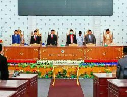 DPRD Bolmut Gelar Rapat Paripurna, Bupati Sirajudin Lasena Paparkan Visi-Misi 2025-2030