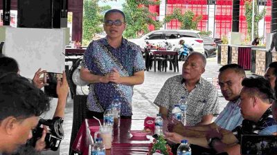 Senator Stefanus Liow Hadiri Berbagi Ramadan di Pelindo dan Berdiskusi Bersama Pers