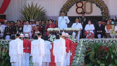 Ini Amanat Gubernur YSK Saat Pimpin Upacara HUT ke-80 Kemerdekaan RI