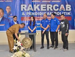 Wakili Mor Bastiaan di Rakercab Demokrat Bolmut, Angel Wenas Ajak Pengurus dan Kader Perkuat Konsolidasi