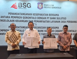 Dirut Bank SulutGo dan Gubernur Gorontalo Teken Kerja Sama Strategis Transformasi Digital Pengelolaan Keuangan Daerah