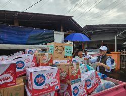 Bencana Banjir di Sitaro, PSI Gerak Cepat Salurkan Bantuan