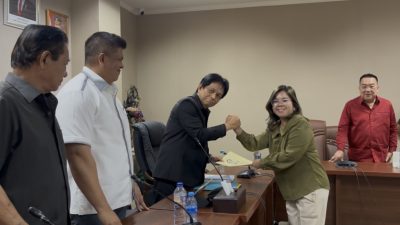 Ranperda RTRW Tahun 2025-2044 Disetujui Dibahas Ketingkat Selanjutnya, Gracia Yubelinda Oroh Serahkan Pendapat Akhir Fraksi Partai Gerindra