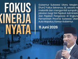 YSK-Victory Rombak Besar-Besaran Pejabat Pemprov Sulut, Kali Ini Ada 134 Jabatan dan Ini Daftarnya