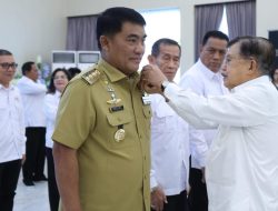 Jusuf Kalla Lantik Pengurus Baru PMI Sulut, Gubernur YSK Sampaikan Ini