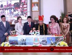 Momentum HUT 403 Manado, DPRD Dorong Pembangunan yang Semakin Maju, Inklusif, dan Berkelanjutan