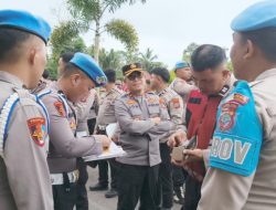 Pekan Disiplin Cegah Pelanggaran Personel, Gaktibplin Subbid Provos Polda Sulut Sambangi ‎Polres Mitra