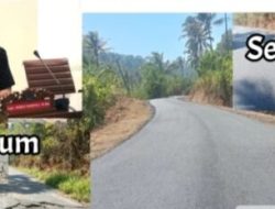 Anggaran 2,5 M Untuk Perbaikkan Jalan Kalait-Pontak-Lobu Telah Selesai, Remly Kandoli Apresiasi Gubernur Sulut Yulius Selvanus