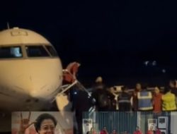 Olly Dondokambey Bersama Rombongan Sambut Kedatangan Ketum PDI-P Megawati Soekarnoputri di Bumi Nyiur Melambai