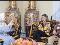 Michaela E Paruntu Silaturahmi Dengan Sesepuh Golkar Sulut, MMS Berharap Kejayaan Partai Kembali Diraih