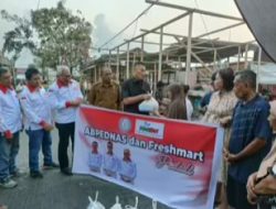 ABPEDNAS Kota Manado dan FreshMart Salurkan Bantuan Kepada Warga Terdampak Kebakaran di Sindulang